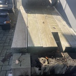 Ca. 2x Guyana Teak dragline schotten, 20x100mm, lengte 1/170cm, 1/180c